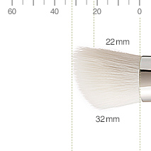 リキッドファンデーションブラシ （アングル）｜メイクブラシ