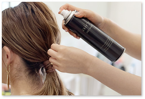 エアリーヘアスプレー｜グラマーロック（赤）｜ハニーロック（青）｜ドライハードタイプ（黒）｜セクシーロック（緑）｜エクストラハード（白）